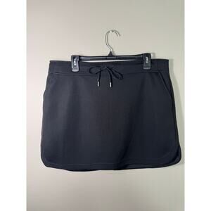 Slazenger Black Mesh Front Tie Golf Skirt Size 12